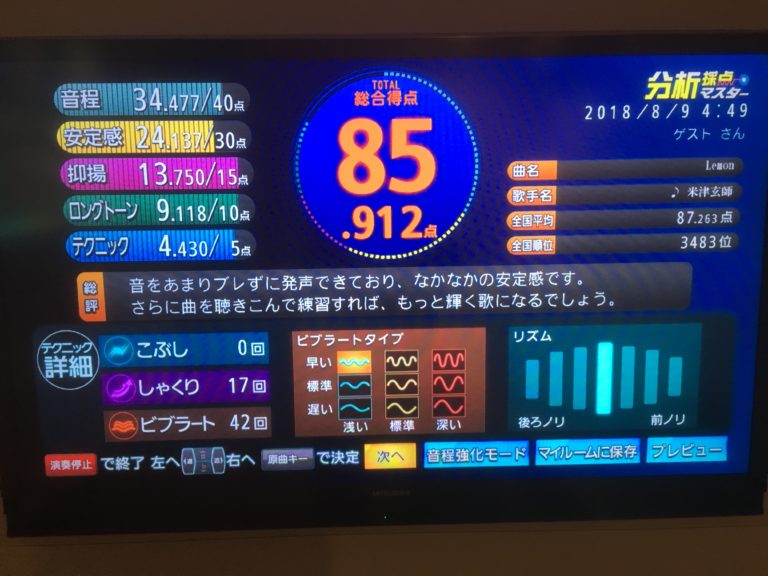 カラオケ採点、DAM(精密採点DXG)とJOY(分析採点マスター)を歌い比べてみる | カラオケボックス情報館 カラオケ採点、DAM(精密採点DXG)とJOY(分析採点マスター)を歌い比べてみる | カラオケボックス情報館